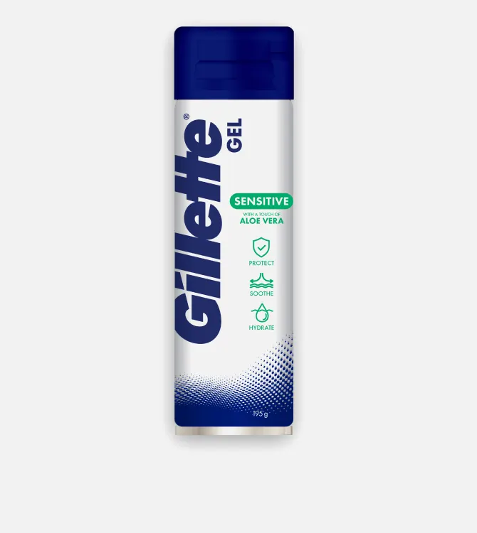 Gillette Sensitive Skin Soothing Aloe Vera Shave Gel 195g