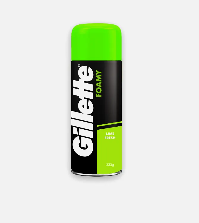 Gillette Shave Foam Lemon Lime Value Pack 333 g