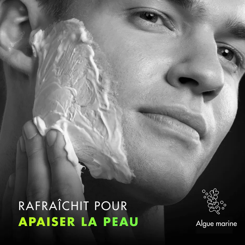 Rafraîchit pour apaiser la peau