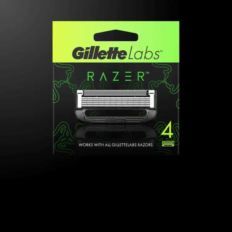 GilletteLabs X Razer Rasierklingen, 4 Klingen