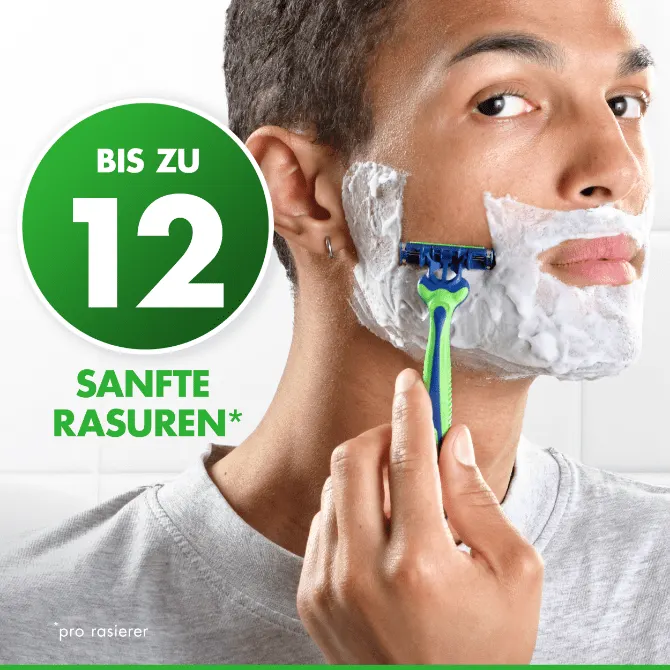 Gillette Sensor3 Sensitive für bis zu 12 sanfte Rasuren