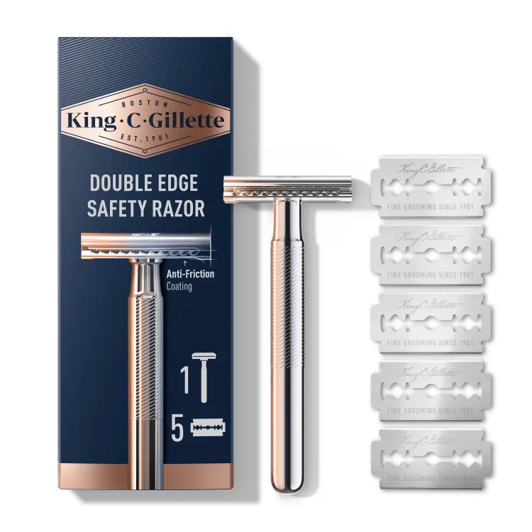 King C. Gillette Double Edge Rasierhobelpackung
