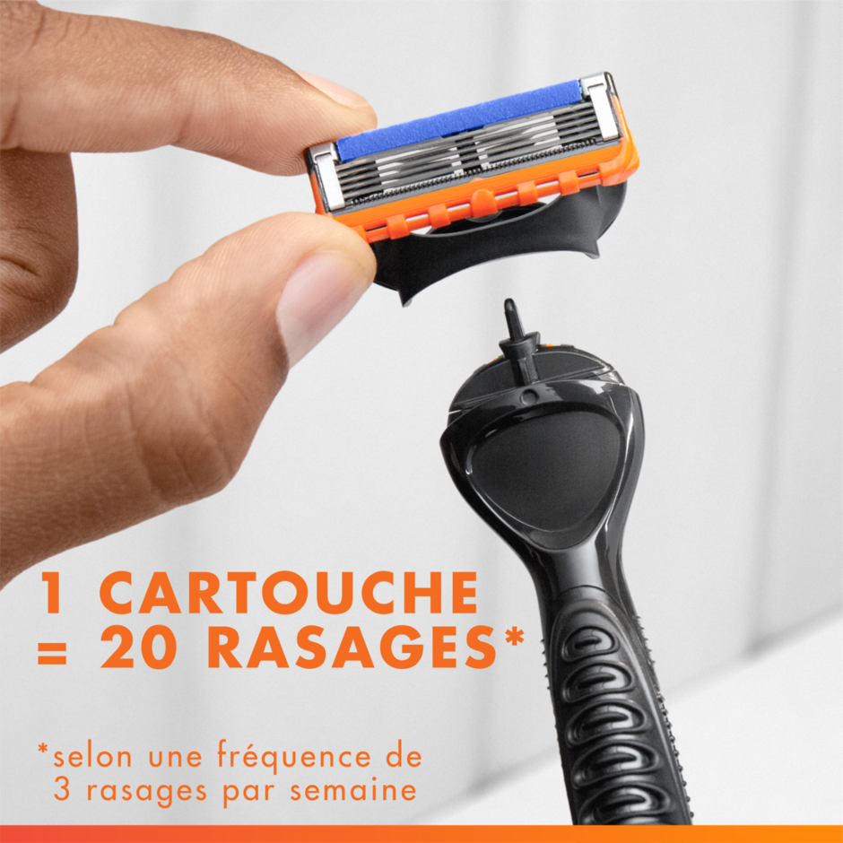 Pack De 4 Recharges De Lames Gillette Fusion Power - 5 Lames - Neuf Sous Blister