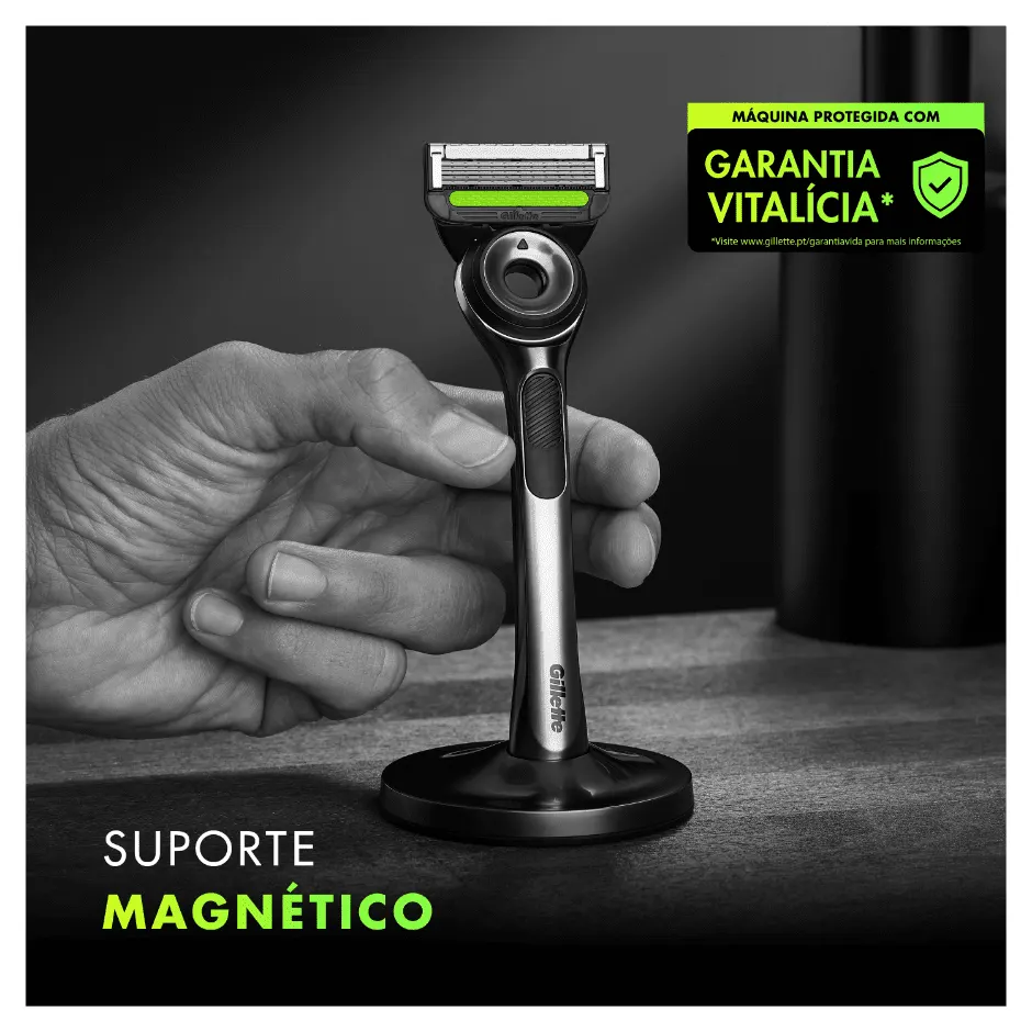 Máquina de barbear Gillette Labs projetada para durar uma vida inteira