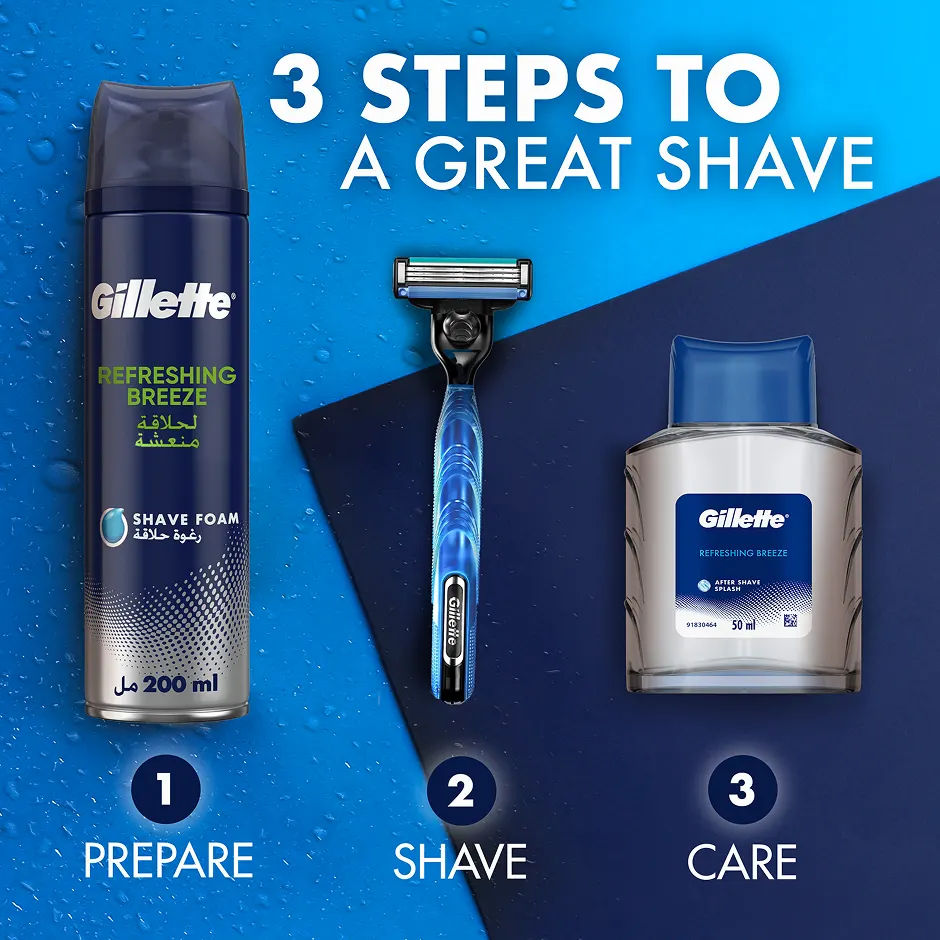 Gillette After Shave Splash Refreshing Breeze 50ml