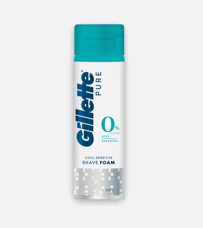 Gillette PURE Cool Sensitive Shave Foam