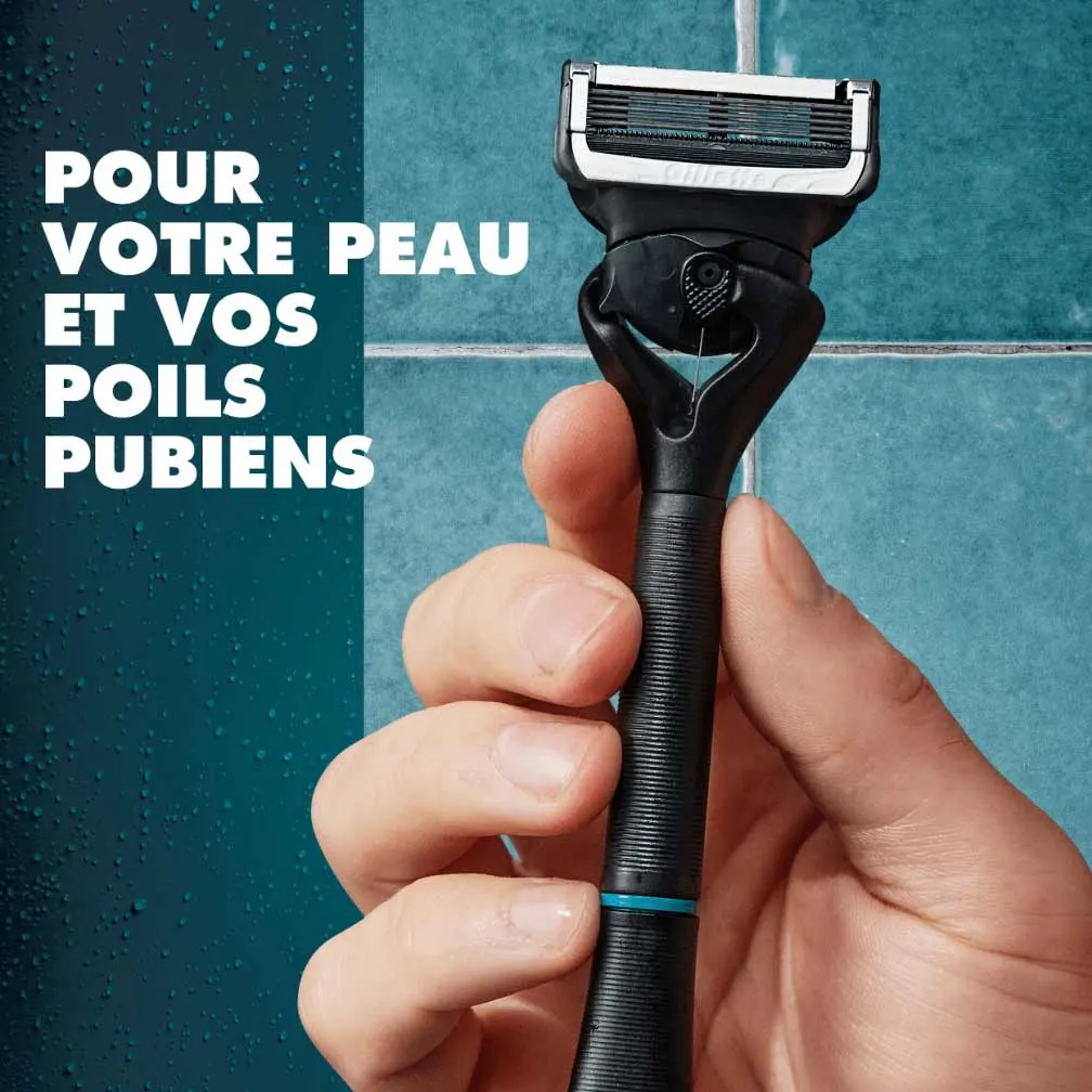 Rasoir pubien Gillette INTIMATE - pour la peau et les poils pubiens