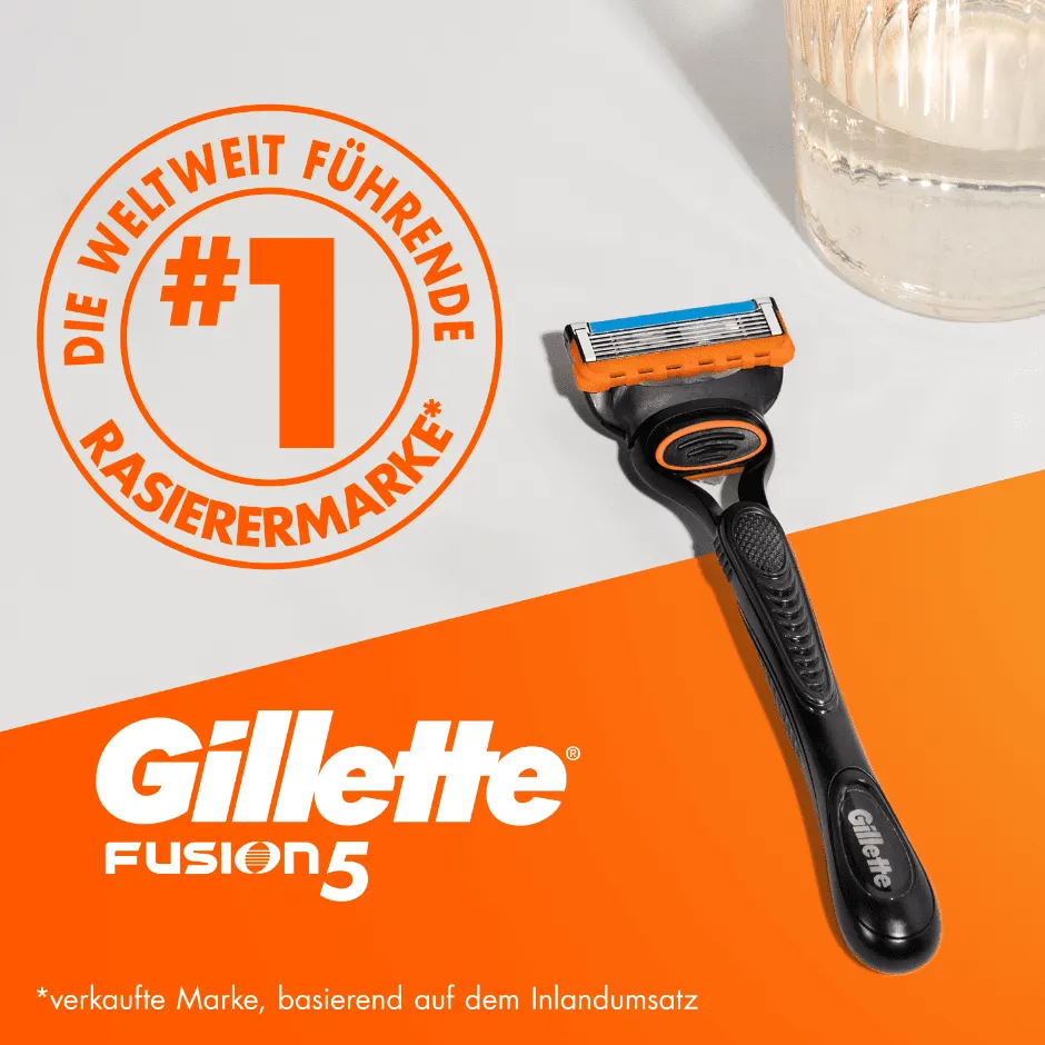 Weltweit führende: Gillette Fusion5 Rasierer