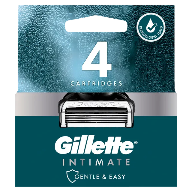 Image 1 Gillette Intimate Hair Razor Blades Refill