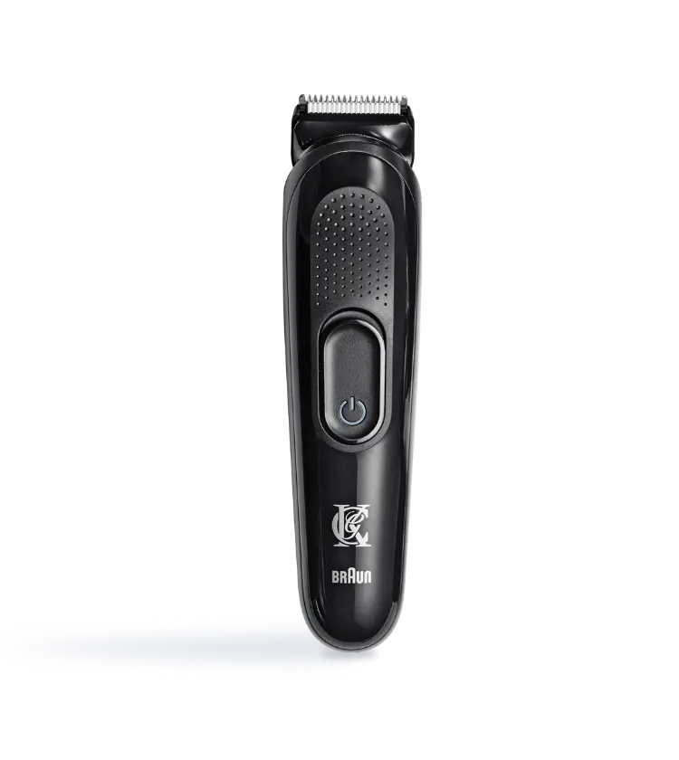 Máquina Aparadora King C. Gillette no cartão do produto exibido no artigo