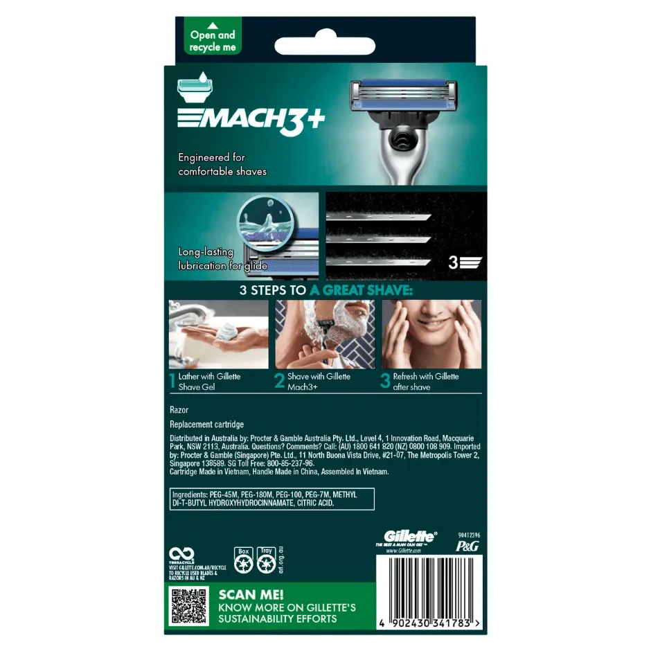 Gillette Mach3+ Razor