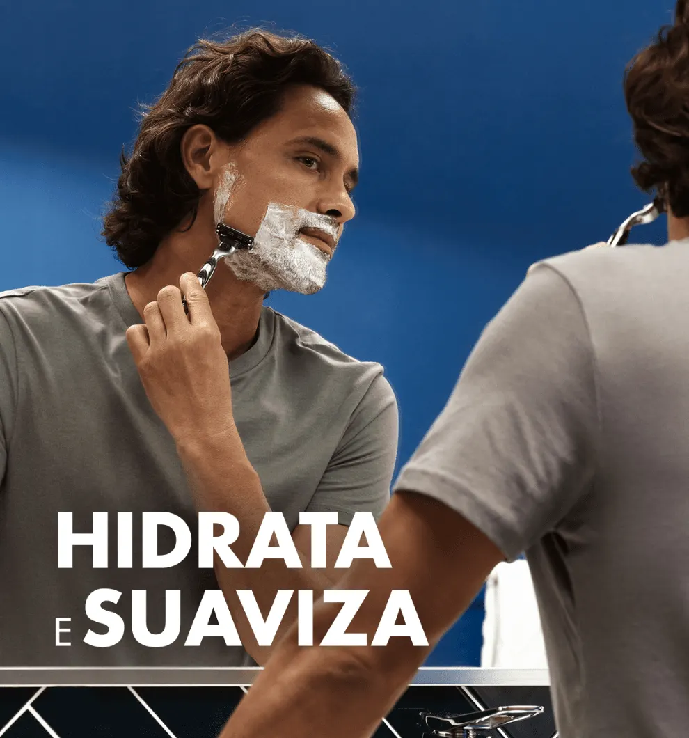 Gillette Series Gel de barbear hidratante, 200ml