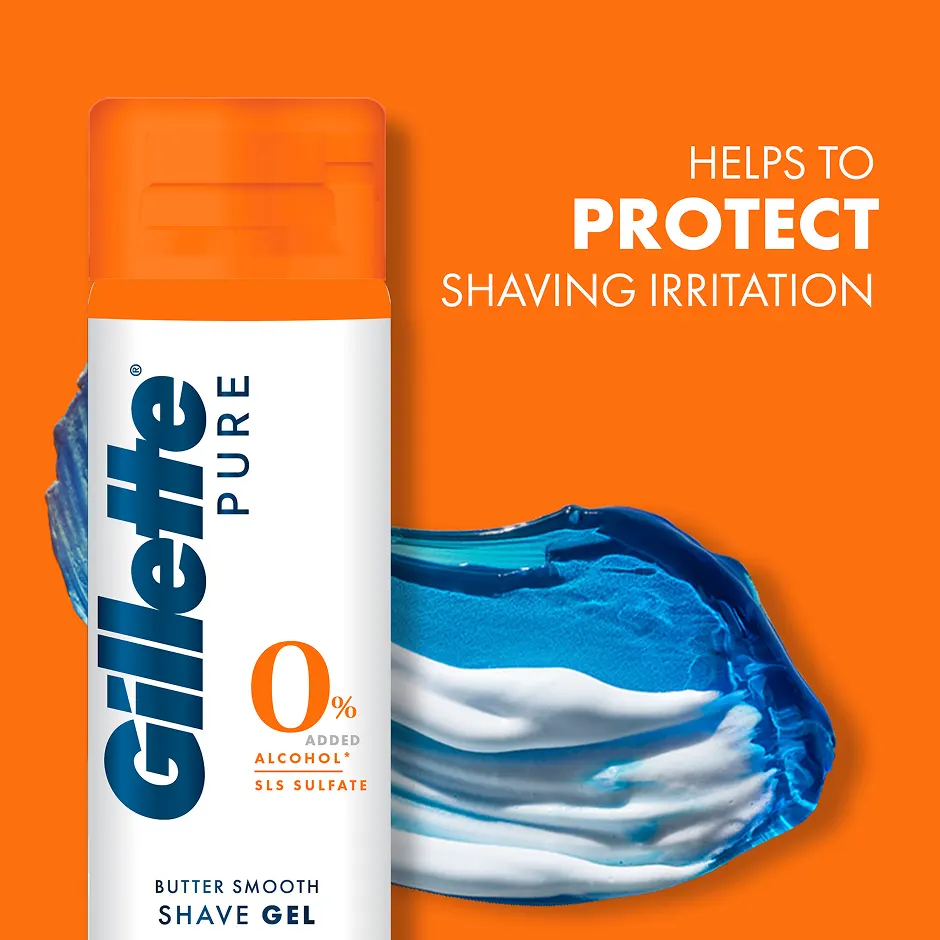 Gillette Pro Aqua Hydrating Shea Butter Shave Gel 195g