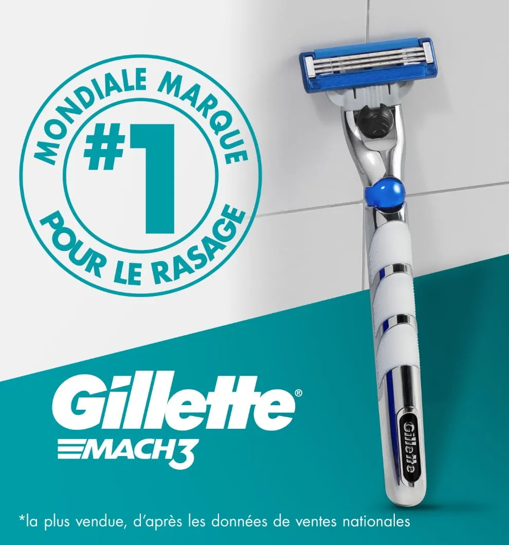 Rasoir Gillette Mach3 Turbo 3D Motion