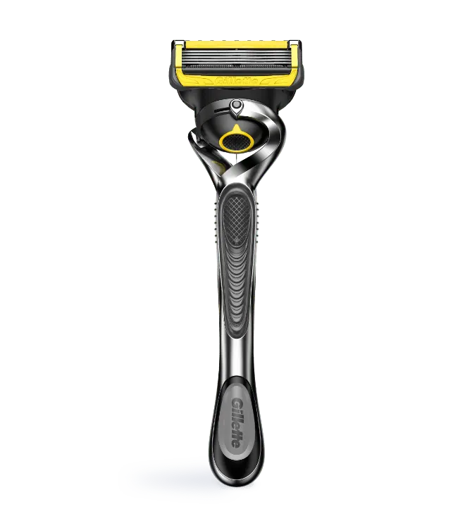 Máquina de Barbear para Homem Gillette ProShield no cartão do produto exibido no artigo