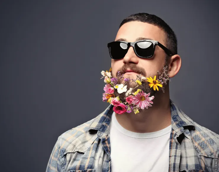 Des barbes pour les hommes à l’imagination fleurie