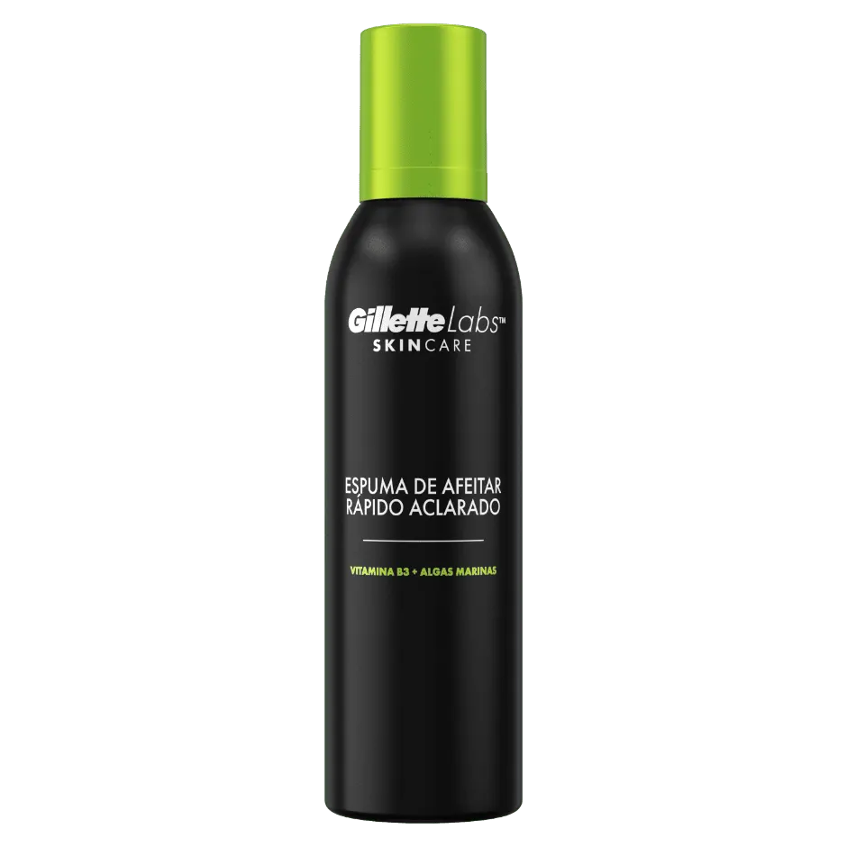 Gillette Labs Espuma De Barbear Fácil De Enxaguar Para Homem