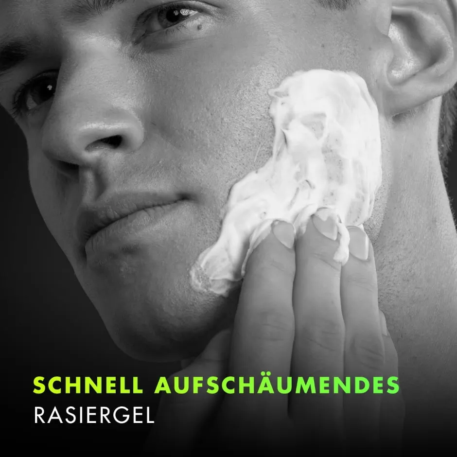 Rasch schäumendes Rasiergel