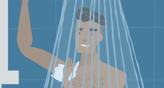 Crea uno strato schiumoso applicando un gel da barba