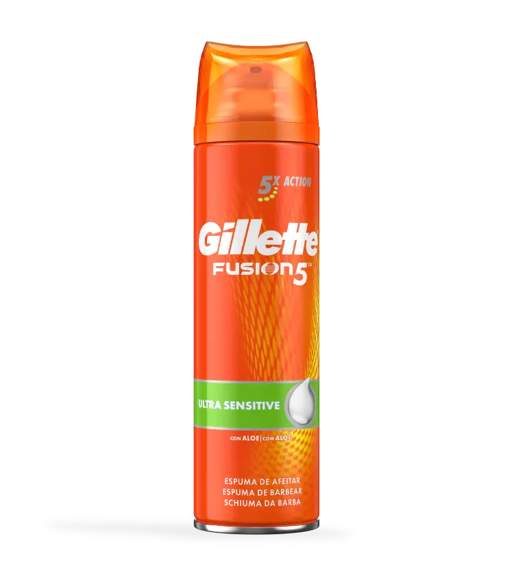 Gillette Espuma Fusion Sensível 250ml