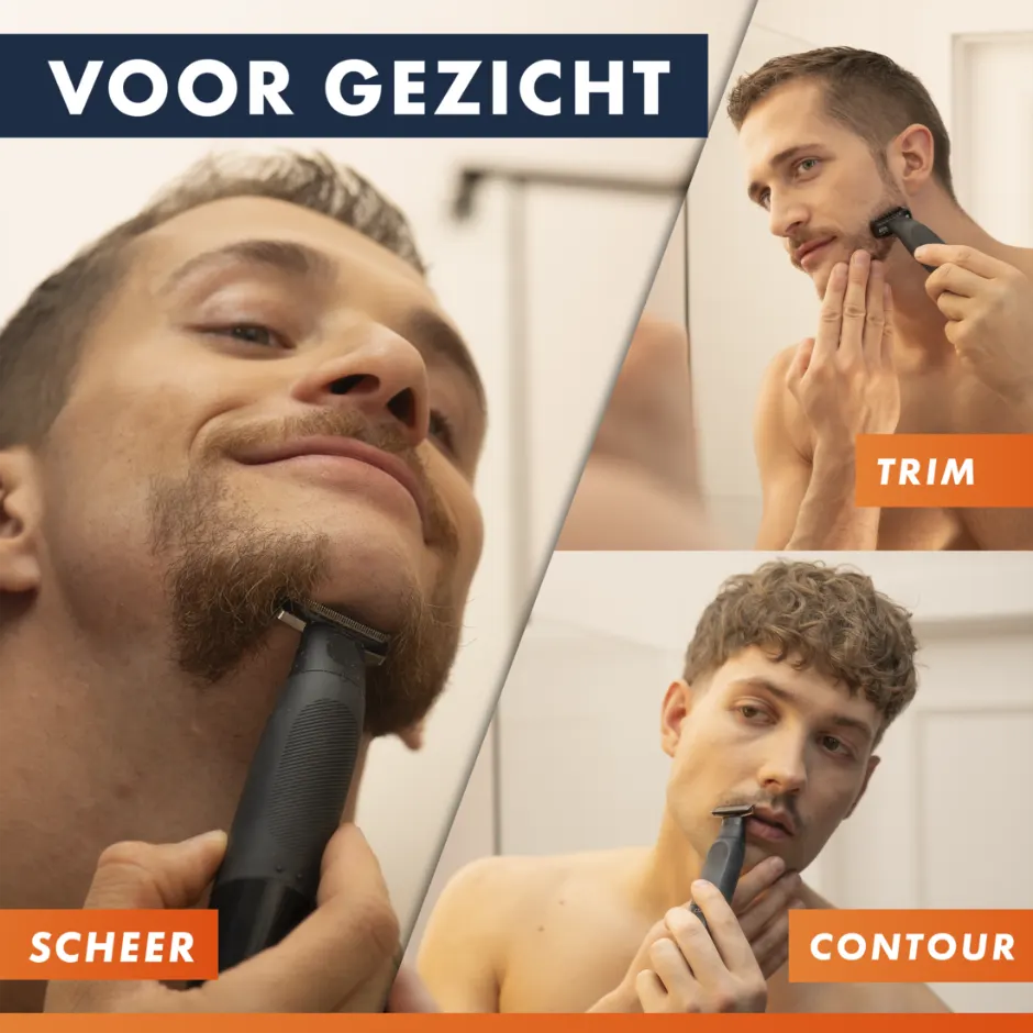 Gillette Fusion One Baardtrimmer & Scheerapparaat