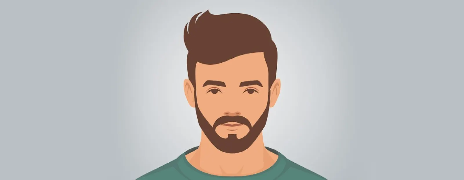 Estilos de barba: barba curta e quadrada