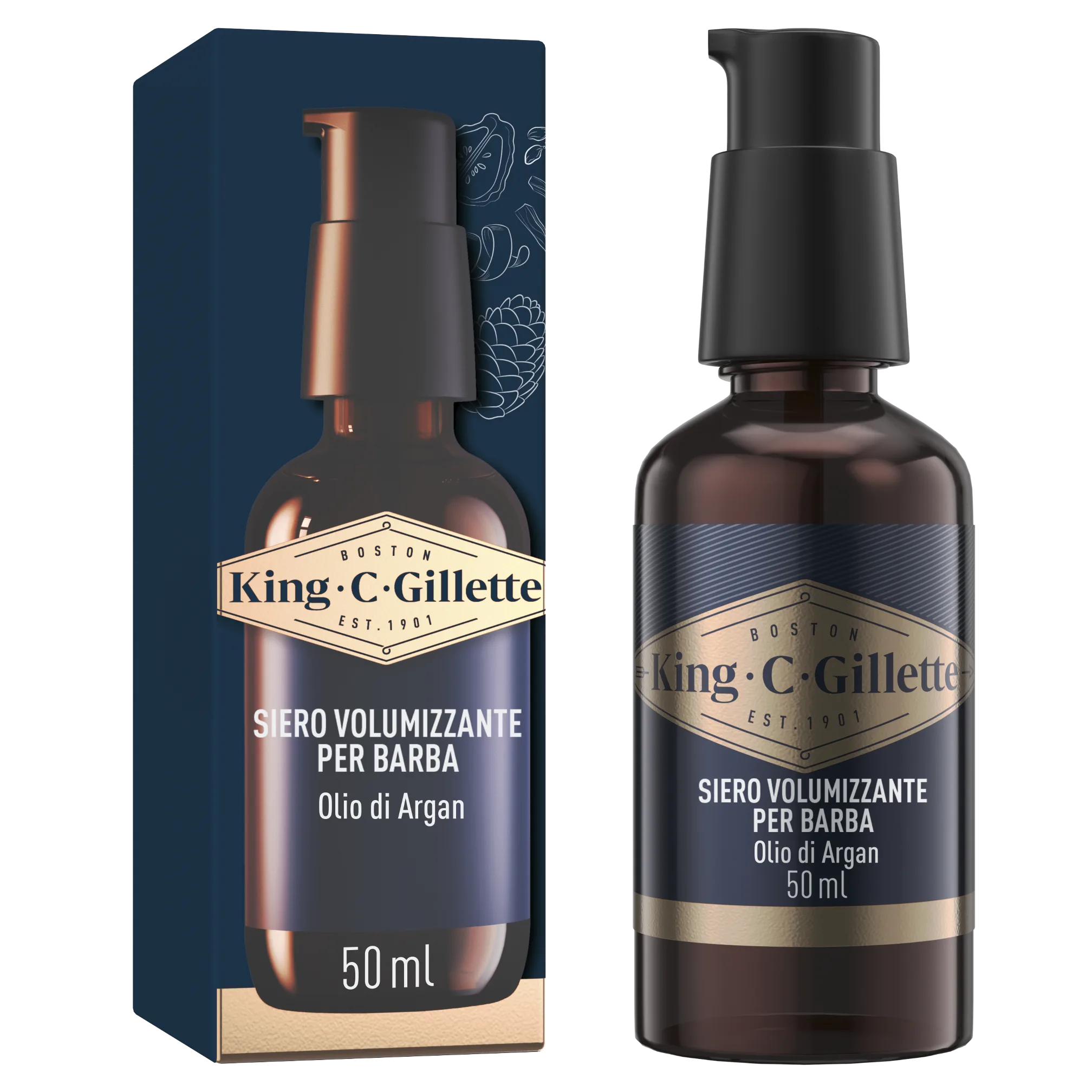 Volumizzante Per La Barda King C. Gillette Con Complesso di Vitamina B