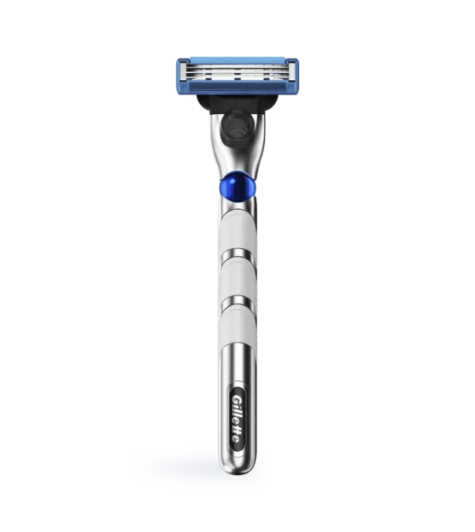 Gillette MACH3 Turbo Máquina De Barbear Para Homem no cartão do produto exibido no artigo