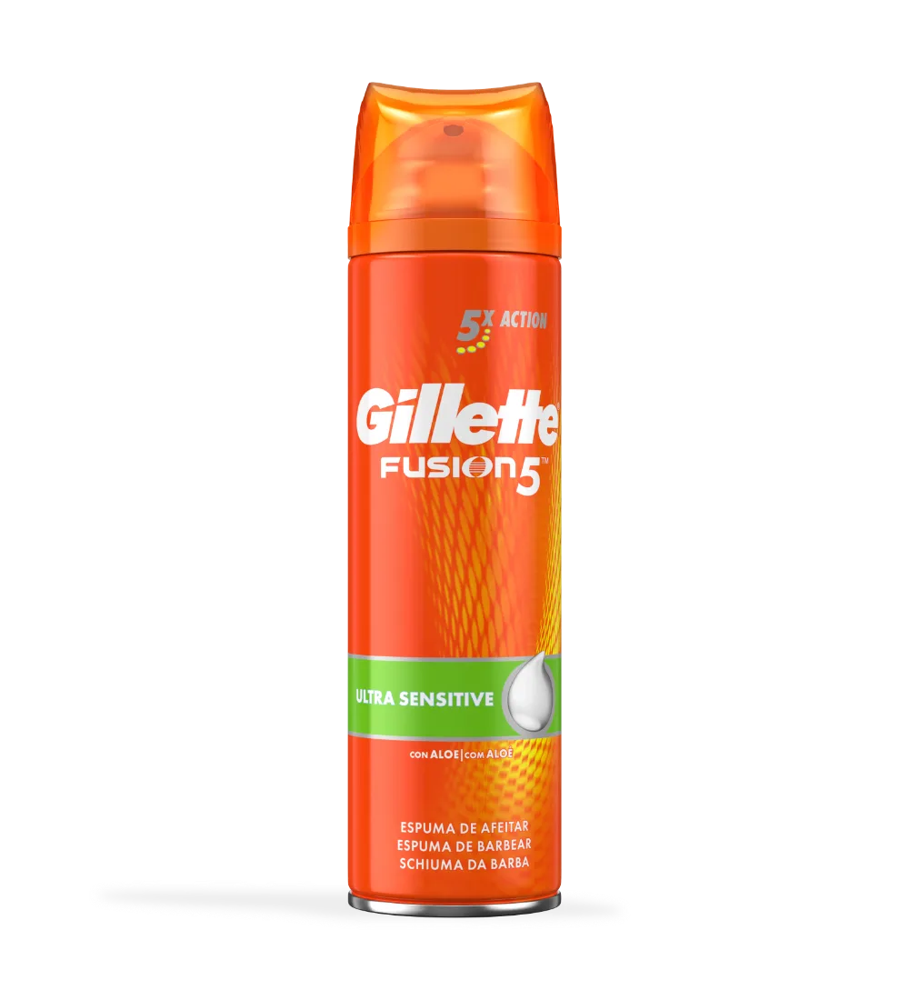 Gillette Espuma Fusion Sensível 250ml