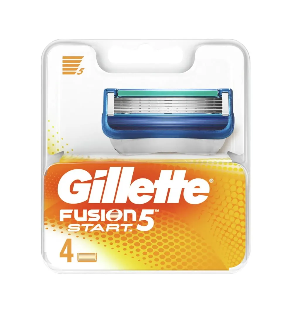 Gillette Fusion5 Start Rasierklingen für Männer (4er-Pack)
