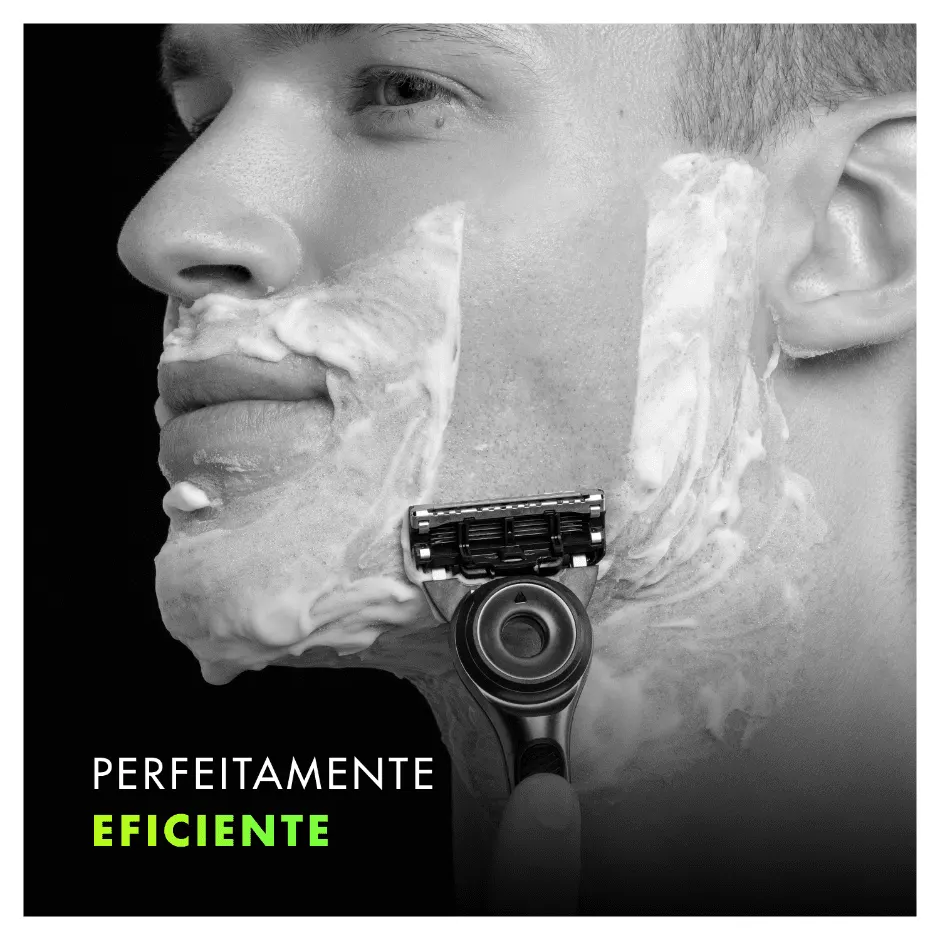 As lâminas mais afiadas da Gillette para um barbear suave