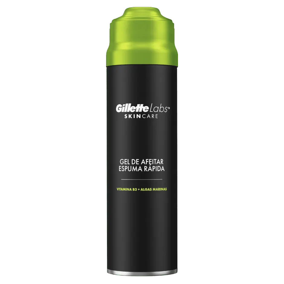 Gillette Labs Gel De Barbear Espuma Rápida Para Homem