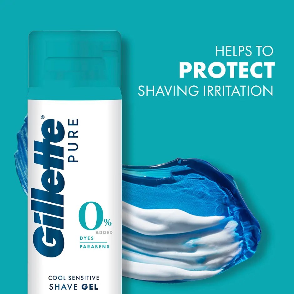 Gillette PURE Shaving Gel for Men 170g