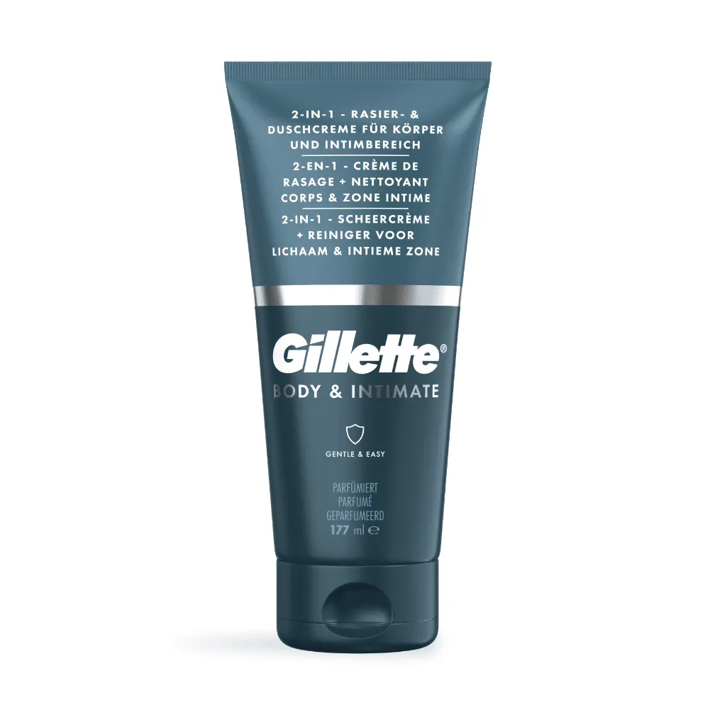 Gillette INTIMATE Crème à Raser + Nettoyant Zone Intime