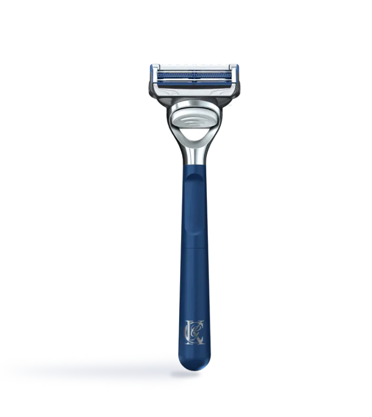 Máquina De Barbear Para O Pescoço King C. Gillette no cartão do produto exibido no artigo