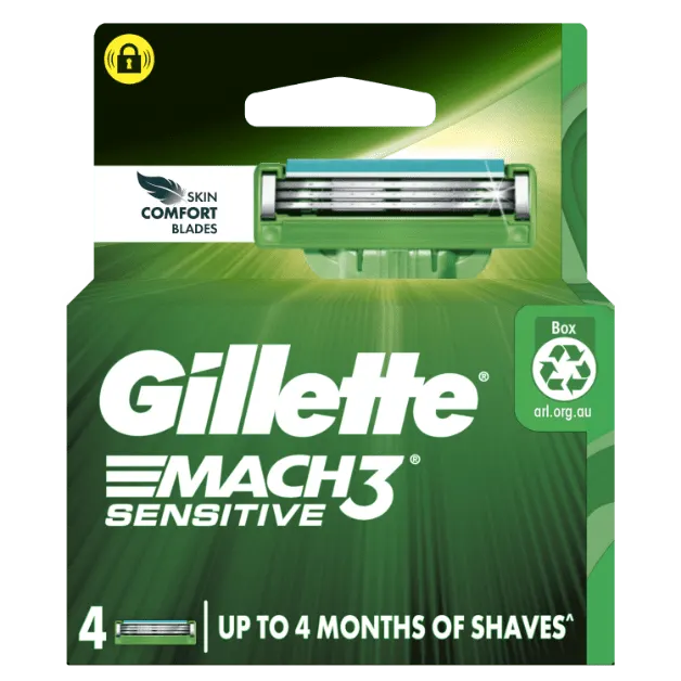 Gillette Mach3 Sensitive Blade Refills