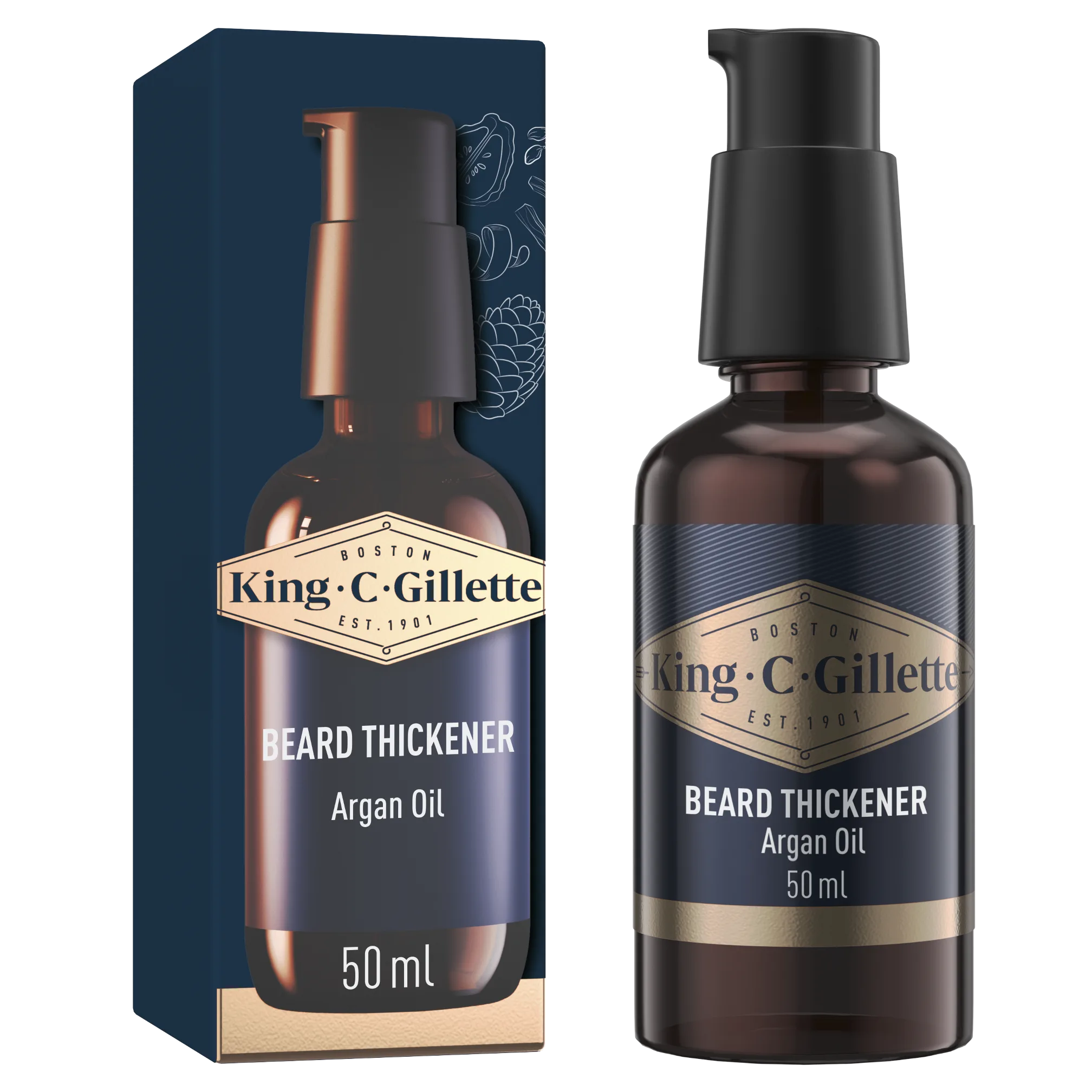 King C. Gillette baardserum voor een volle baard
