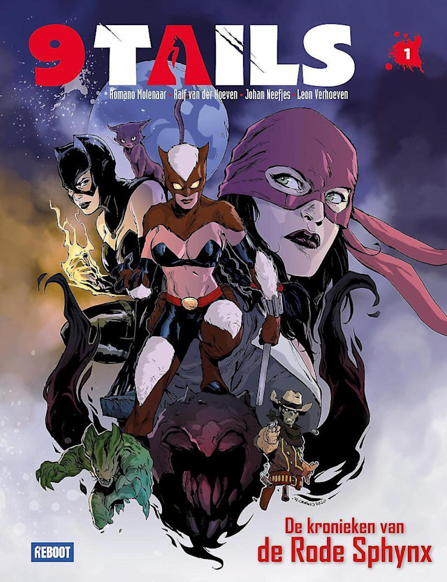 9 Tails deel 1 cover - De kronieken van de Rode Sphynx