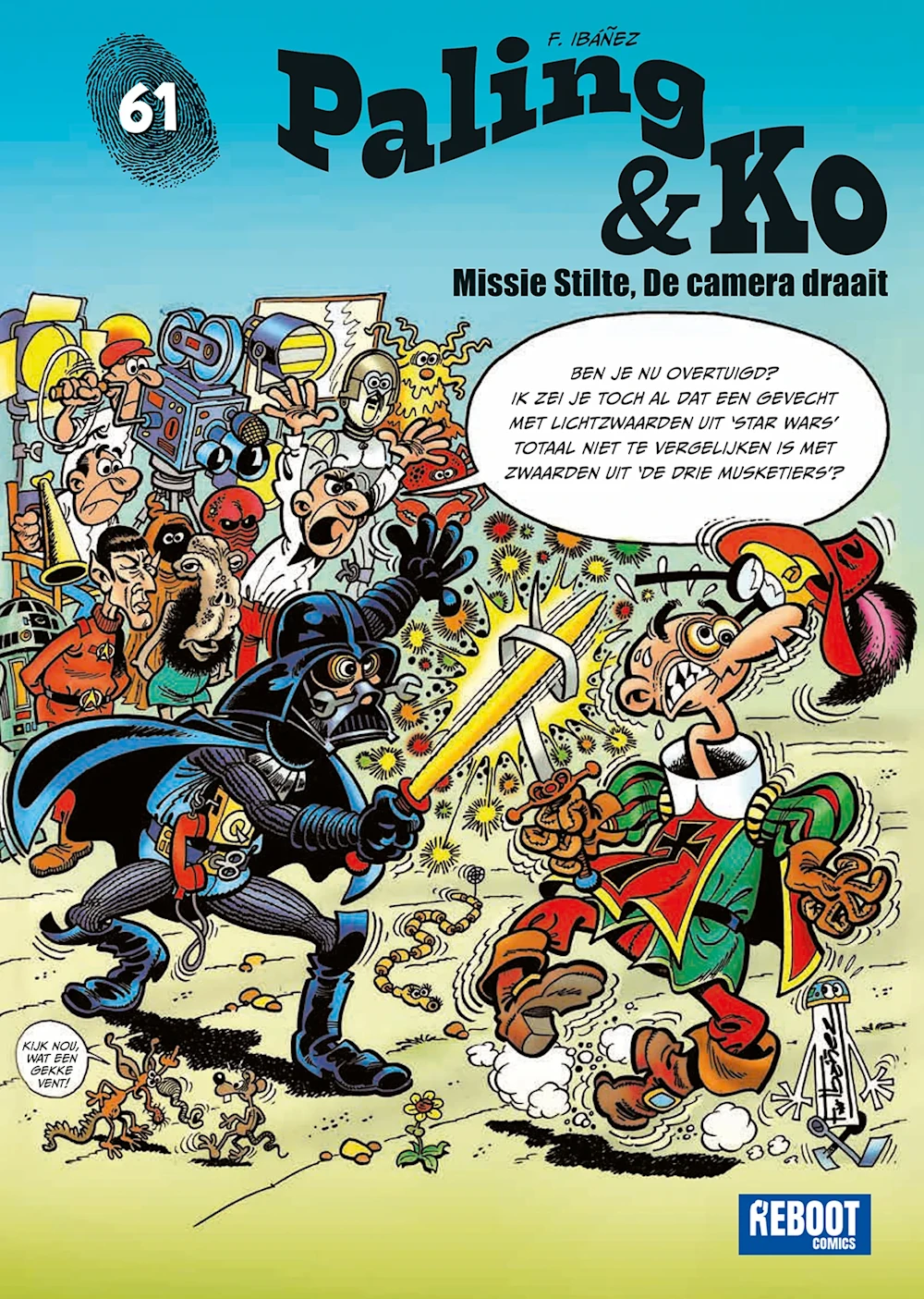 Paling & Ko #61 - Missie Stilte, De camera draait