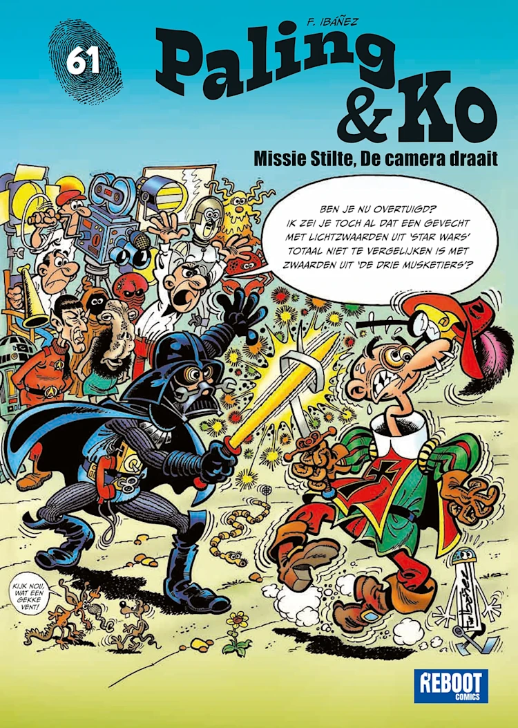 Paling & Ko #61 - Missie Stilte, De camera draait