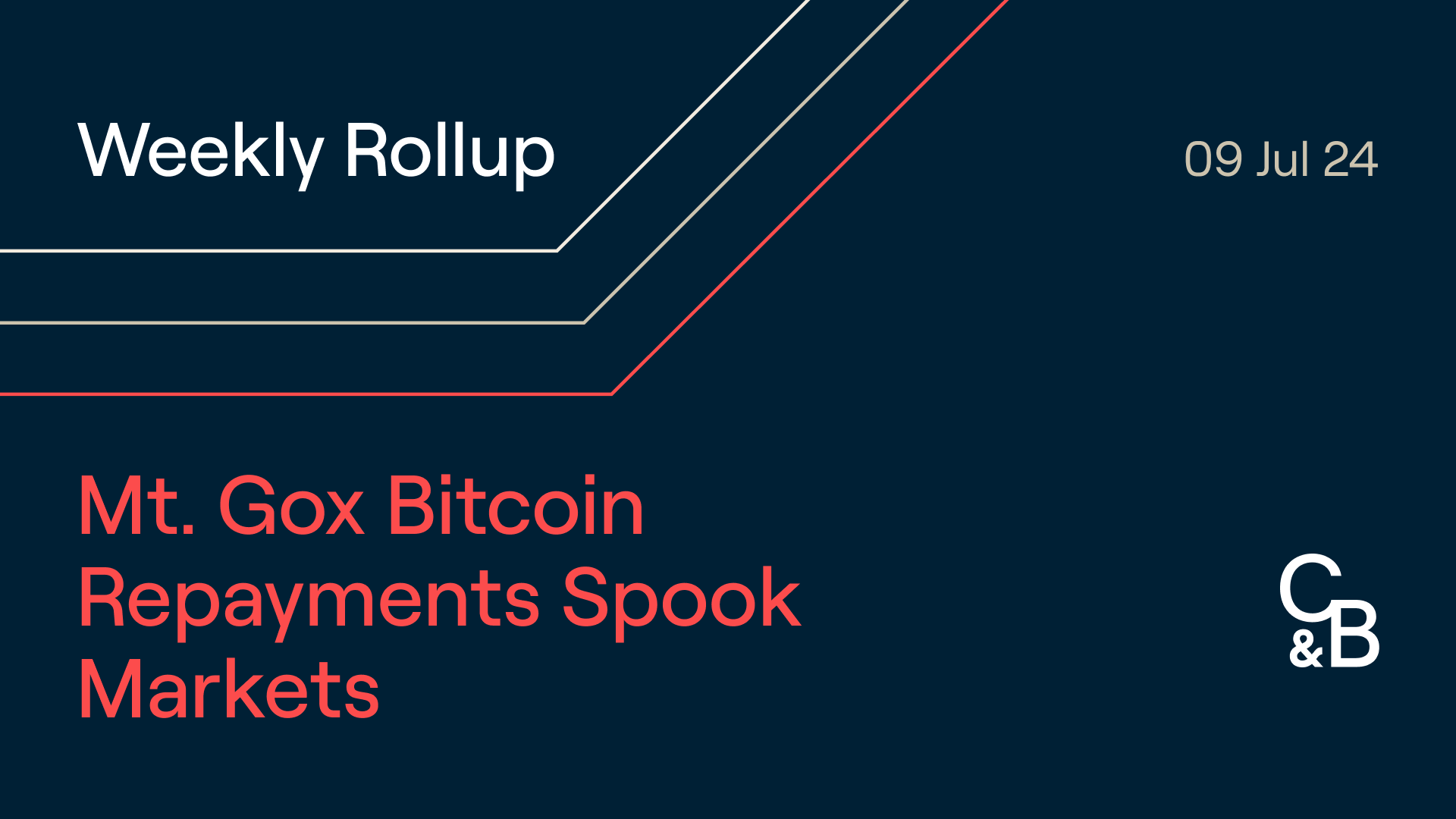 Mt. Gox Bitcoin Repayments Spook Markets. A week of losses seen across the  market, largely driven by bitcoin selling pressure.