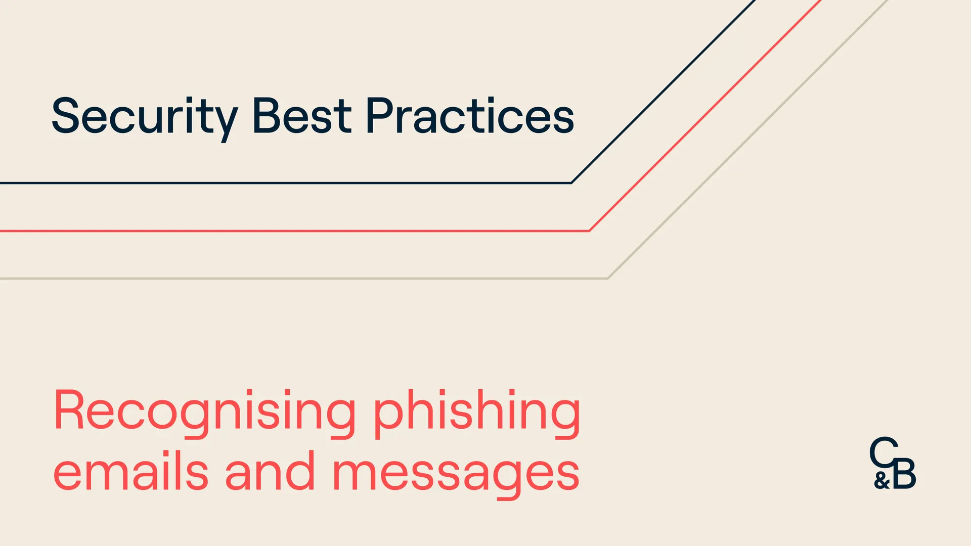 Recognising Phishing Emails and Messages