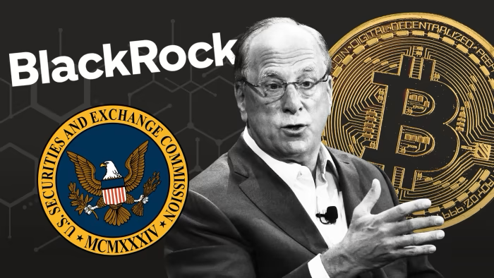 BlackRock aims to increase BTC adoption through its pending spot BTC ETF.  Image: Getty/FT