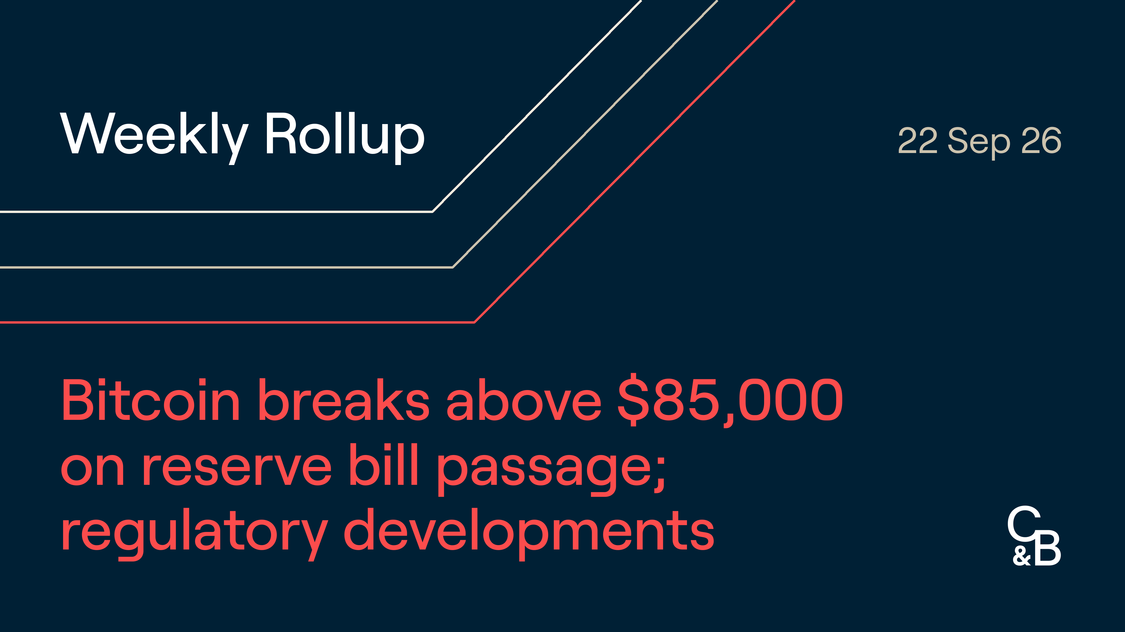 Weekly Rollup - September 22, 2026