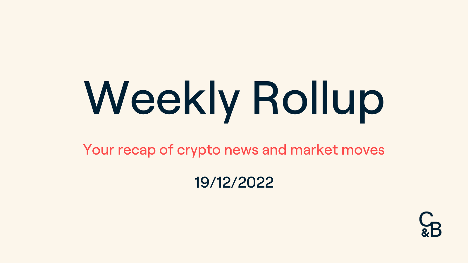 Crypto News - 19 December 2022