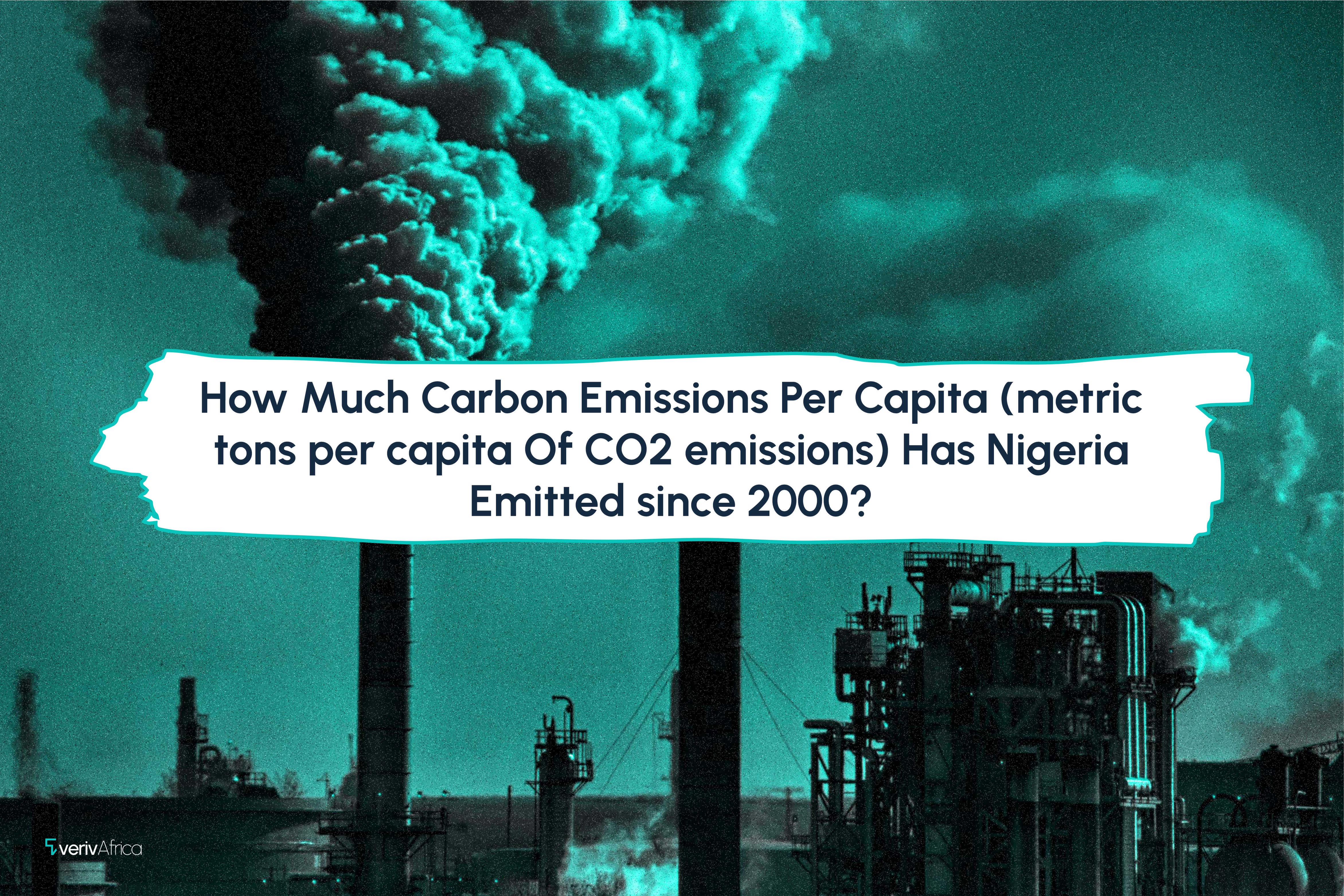 How Much Carbon Emissions Per Capita (metric tons per capita Of CO2 emissions) Has Nigeria Emitted since 2000?