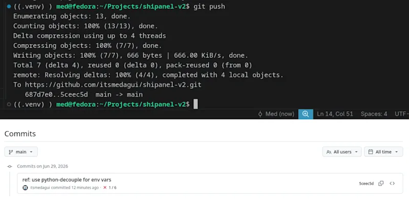 Pushing local commits to GitHub so they appear online