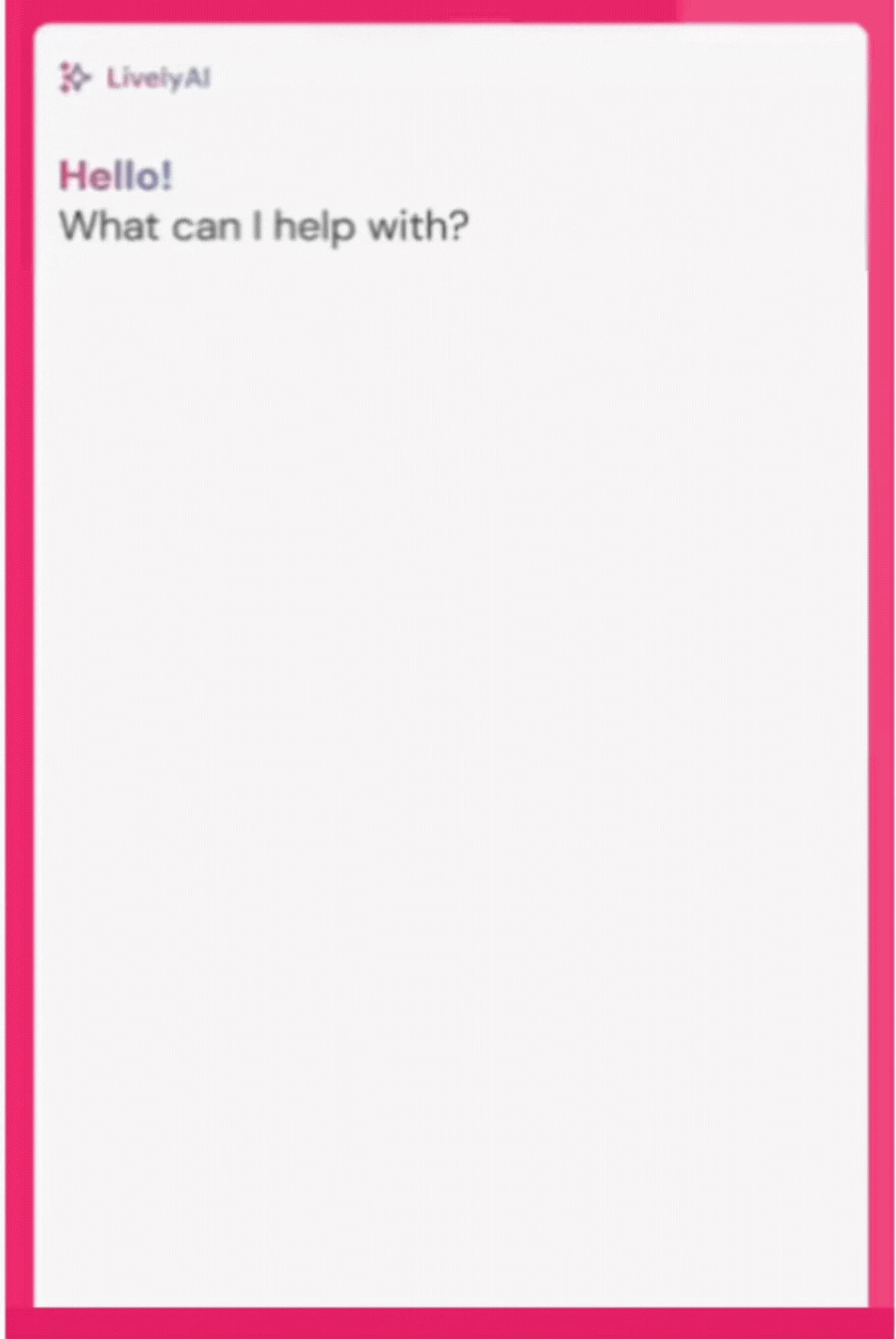 Lively AI Chatbot GIF