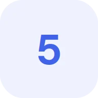 5 - blue -  icon