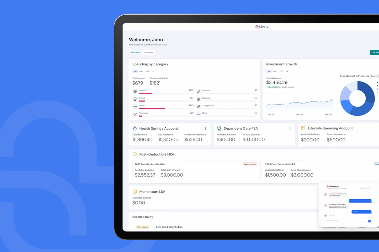 Dashboard with chat